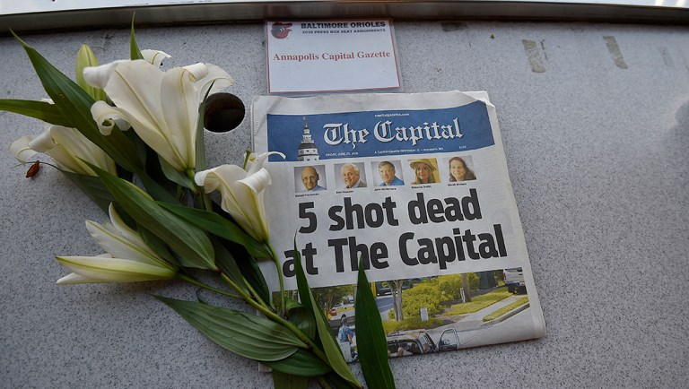 WATCH: Baltimore Orioles hold moment of silence for Capital Gazette shooting victims