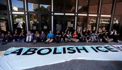 Activist US workers push employers to cut ties with Trump immigration agencies