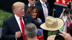 At White House picnic, Trump thanks military families ‘for keeping America safe, strong, proud, mighty, and free’