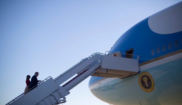 Trump: New, ‘top of the line’ Air Force One will be red, white, and blue