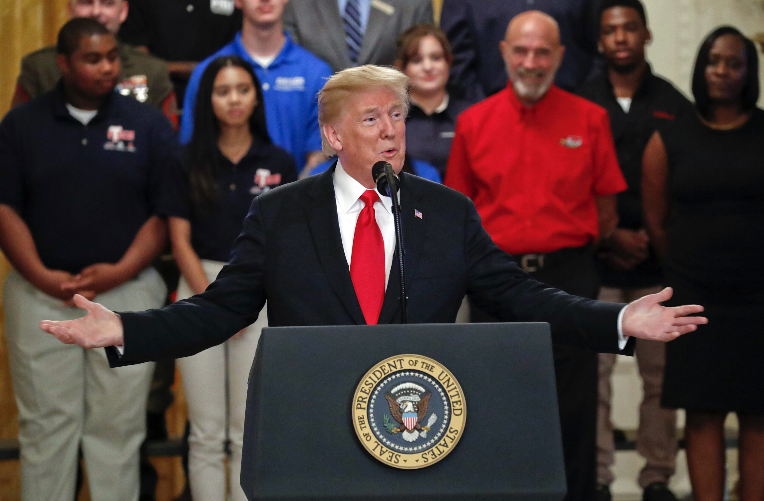 Major US companies sign new job training pledge at White House