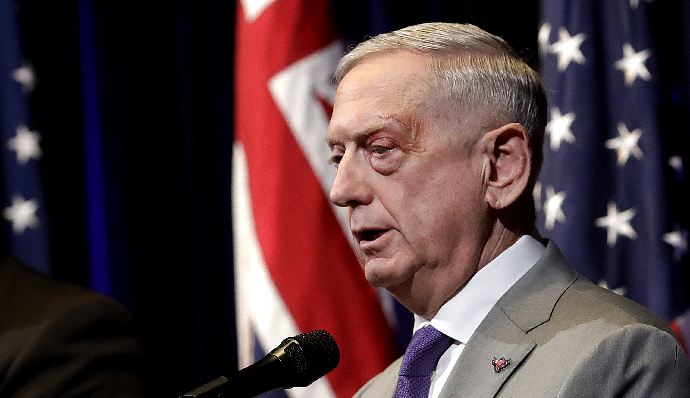 Jim Mattis mum on source of mystery scar