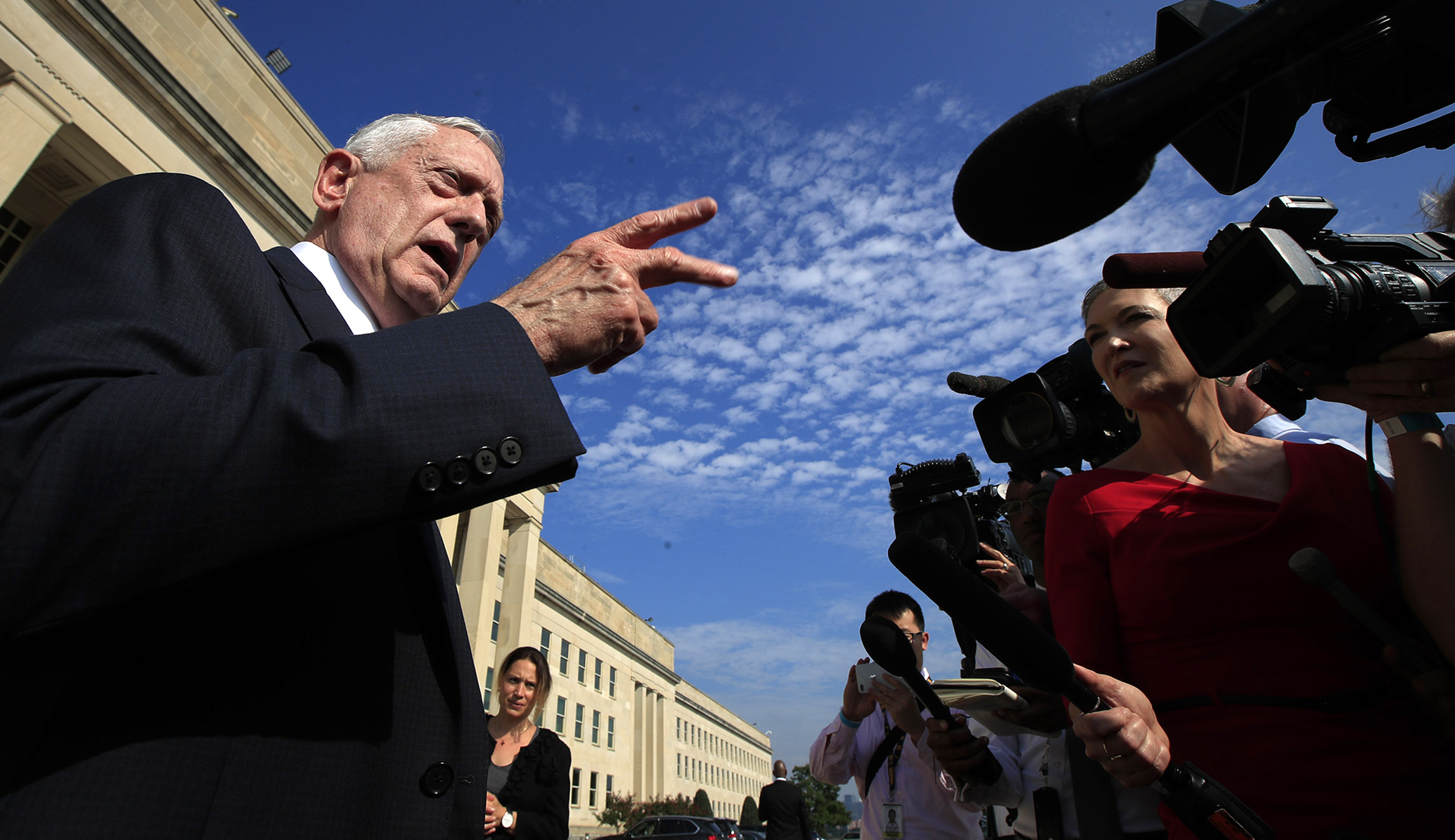 Gen. Mattis shoots, quite effectively, across Trump’s bow