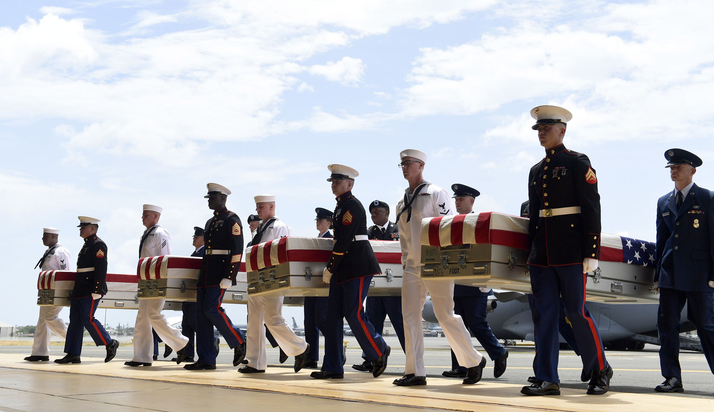 Trump identifies two US soldiers from remains provided by North Korea