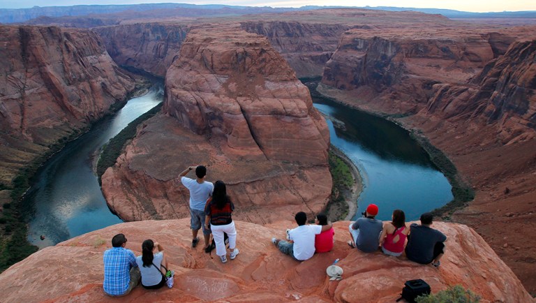 Horseshoe Bend in Glen Canyon National Recreation Area, in Page, Ariz.