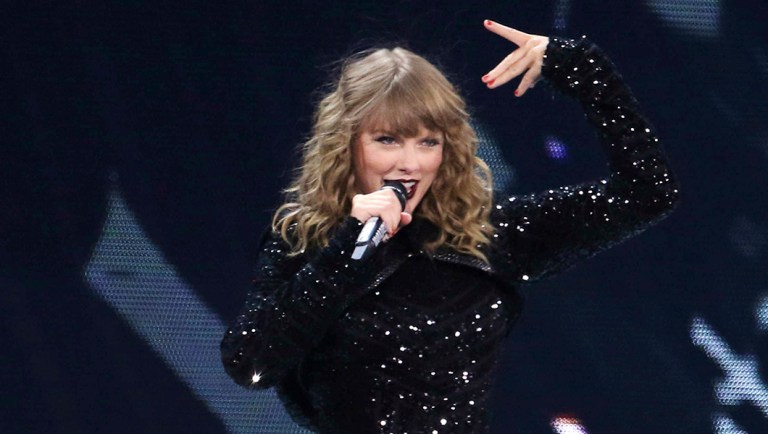 Taylor Swift performs during the Taylor Swift Reputation Stadium Tour.