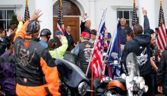 ‘Timing is key’: Bikers rev for ride to defend Trump against impeachment