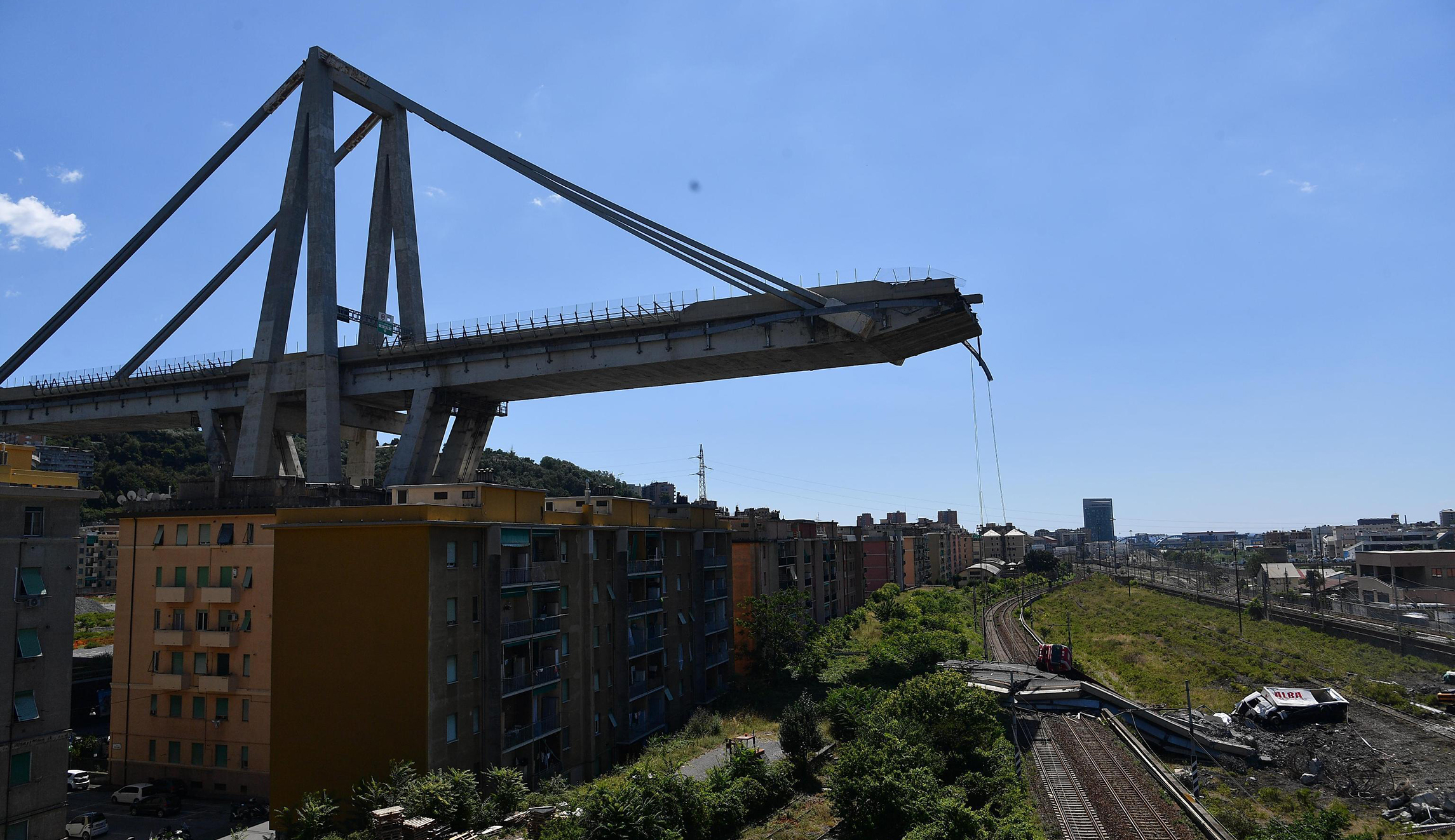 A bridge collapsed in Italy — and a reminder of a promise Trump hasn’t kept yet