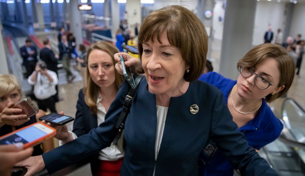 Susan Collins brawls with progressive groups over $1.3M ‘bribe’ over Kavanaugh vote