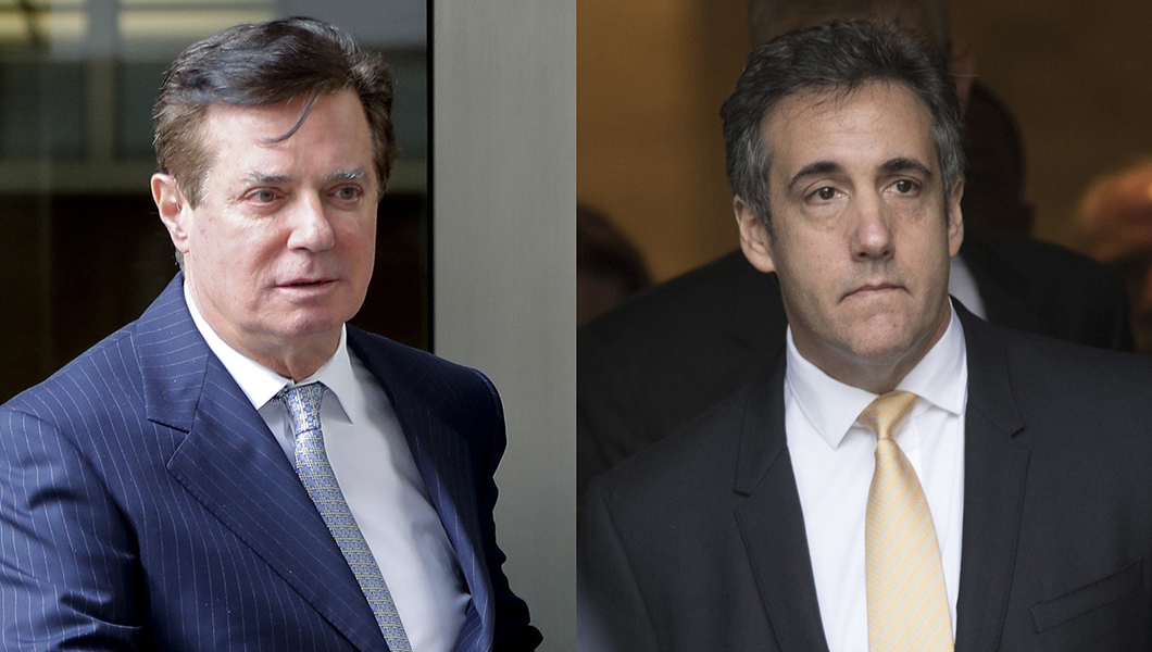 Manafort, Cohen legal filings include nothing new about Trump, White House claims