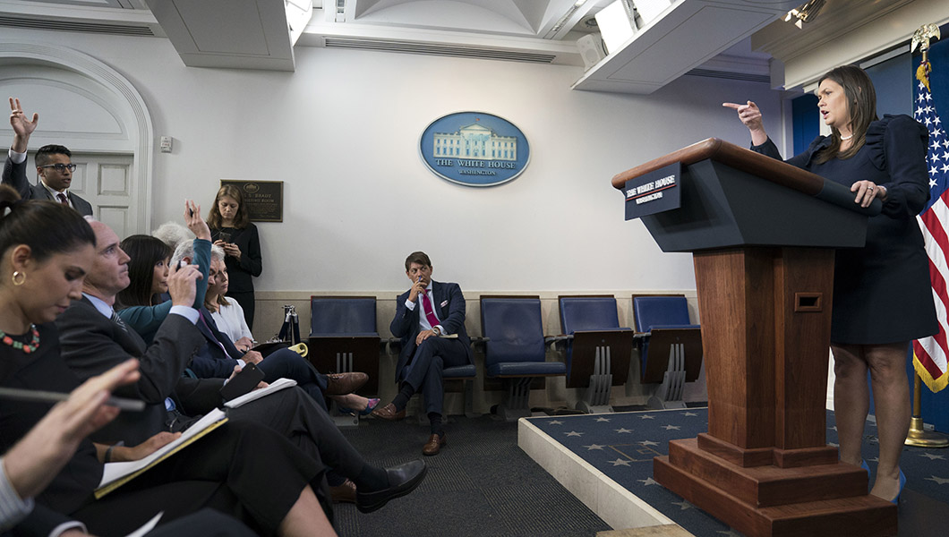 Five ways Sarah Sanders can improve the White House’s relationship with the press