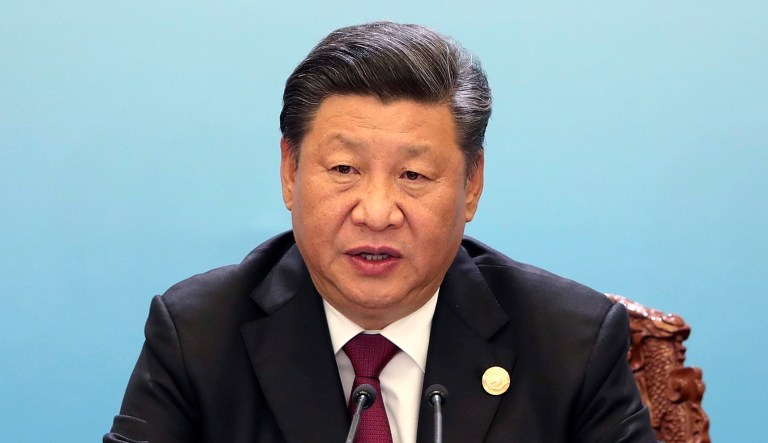 Chinese President Xi Jinping speaks during an event.