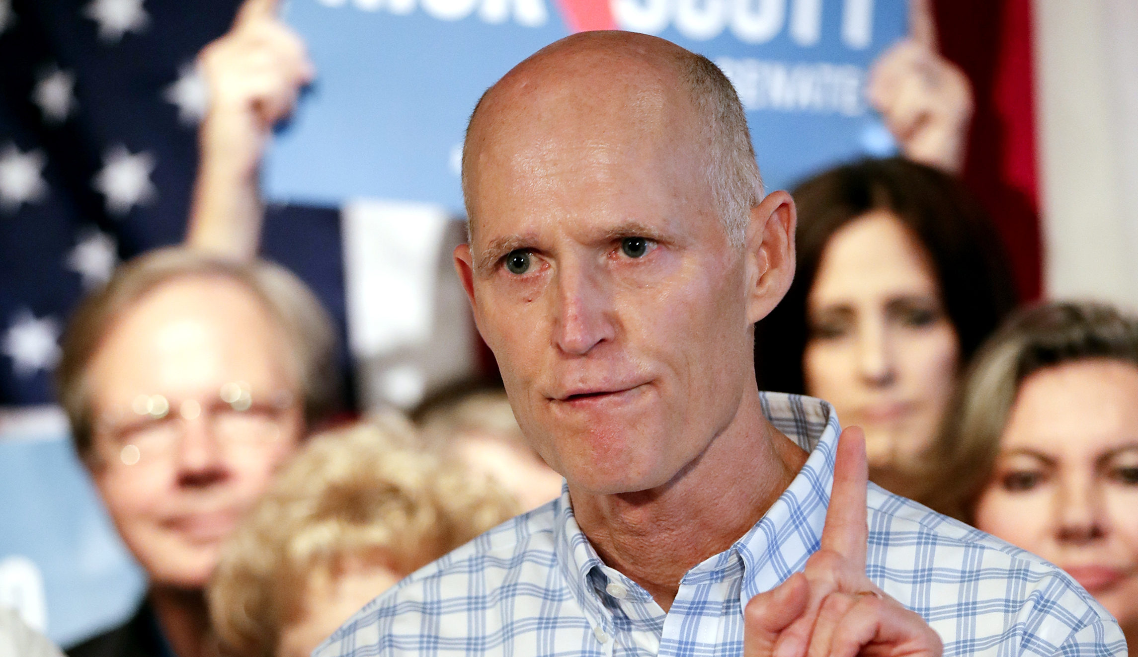 Rick Scott declares victory in Florida Senate race