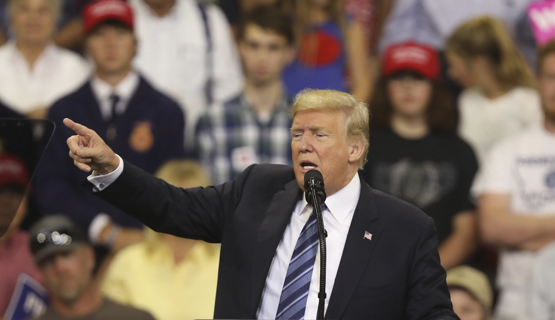 Montana high schooler goes viral after making faces, getting thrown out of Trump rally