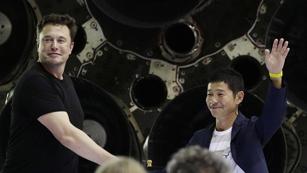 Japanese billionaire Yusaku Maezawa will fly on first-ever commercial trip around the moon