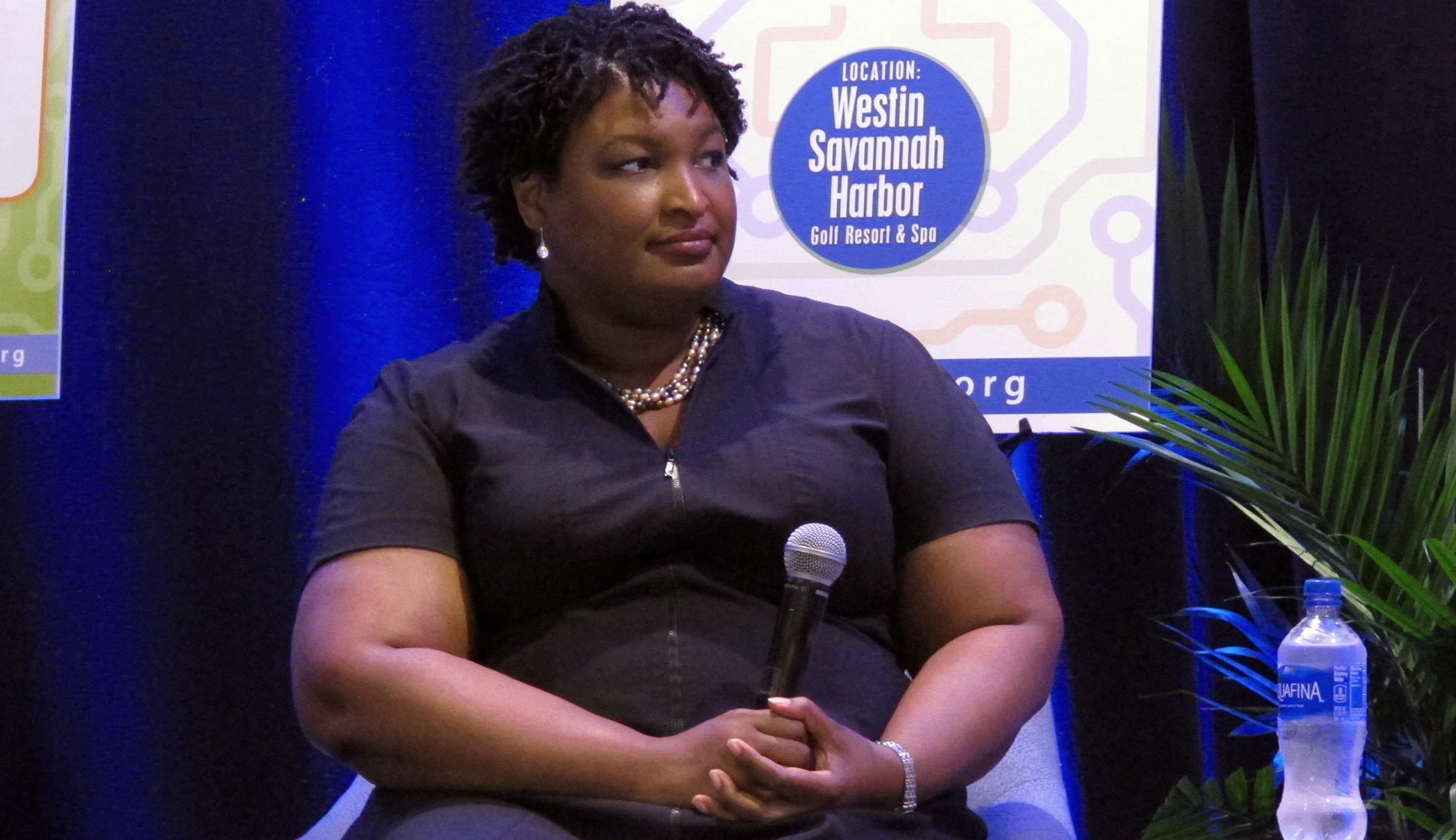 ‘There will be no vice president’: Stacey Abrams deflects veepstakes doubts with voter access warning