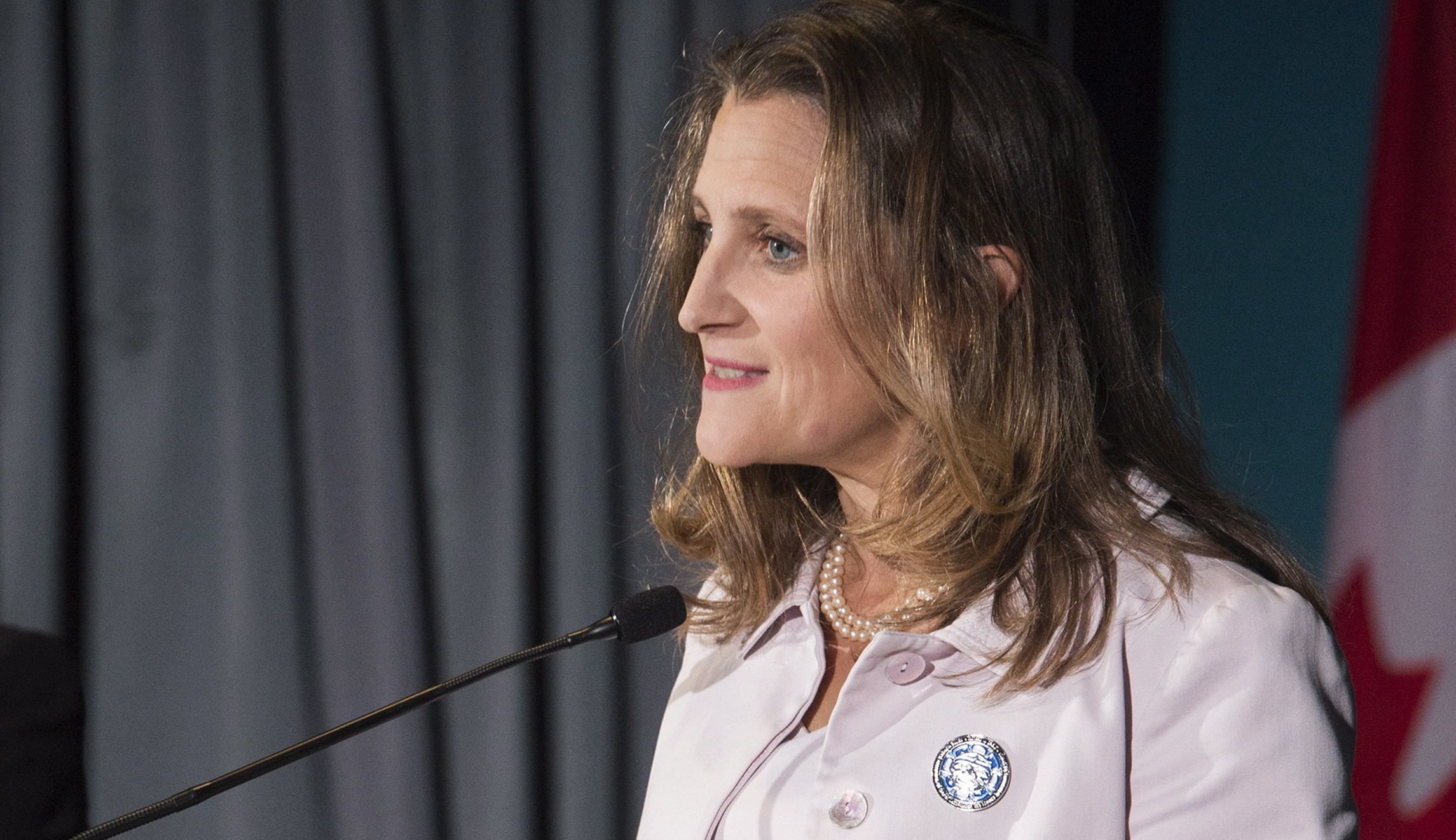 Canada’s foreign minister says Americans are ceding leadership of the free world