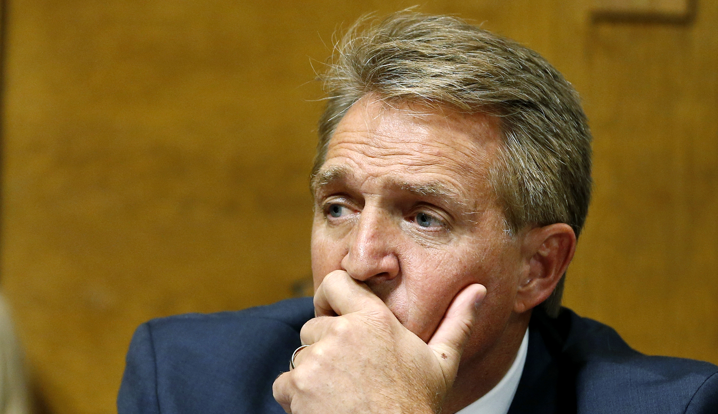A fitting finale for flailing Jeff Flake