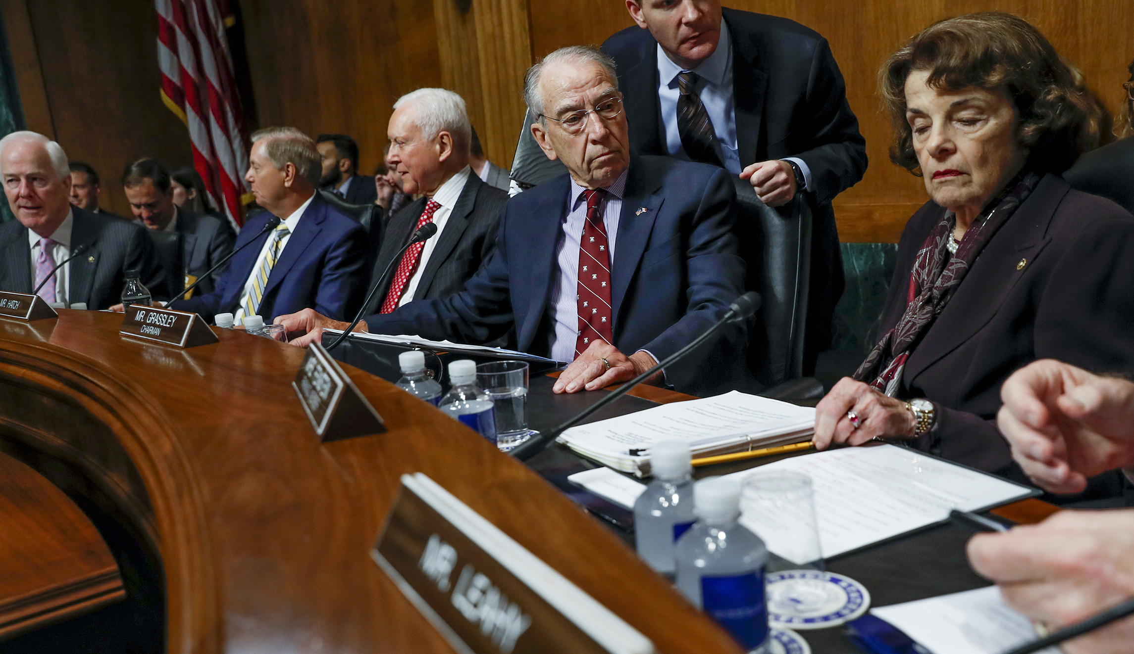 Feinstein absence presents pitfalls for Democrats seeking Supreme Court testimony