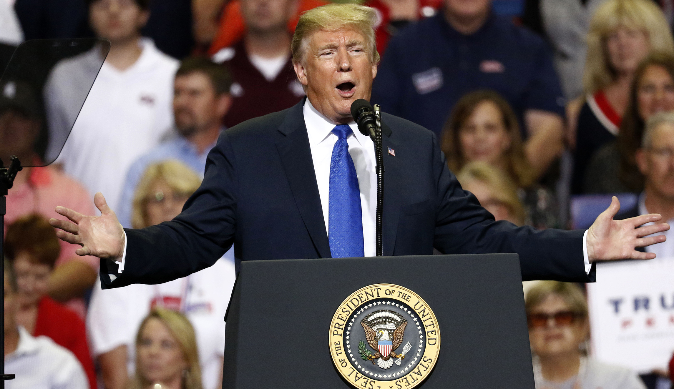 Bipartisan backlash to Trump mocking Kavanaugh accuser Christine Blasey Ford
