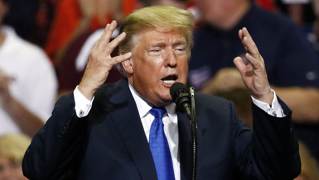 Trump flips script on Democrats, suggests Patrick Leahy has drinking problem