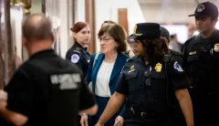 GOP senators get police escorts as anti-Kavanaugh protesters swarm the Capitol