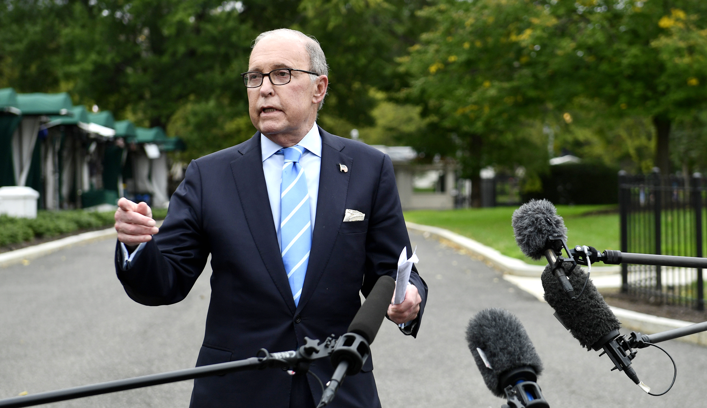 Kudlow downplays odds for China meeting on trade