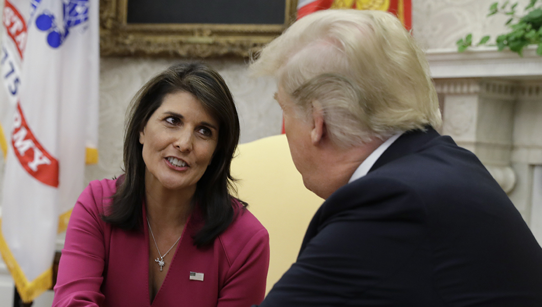 President Trump, Nikki Haley
