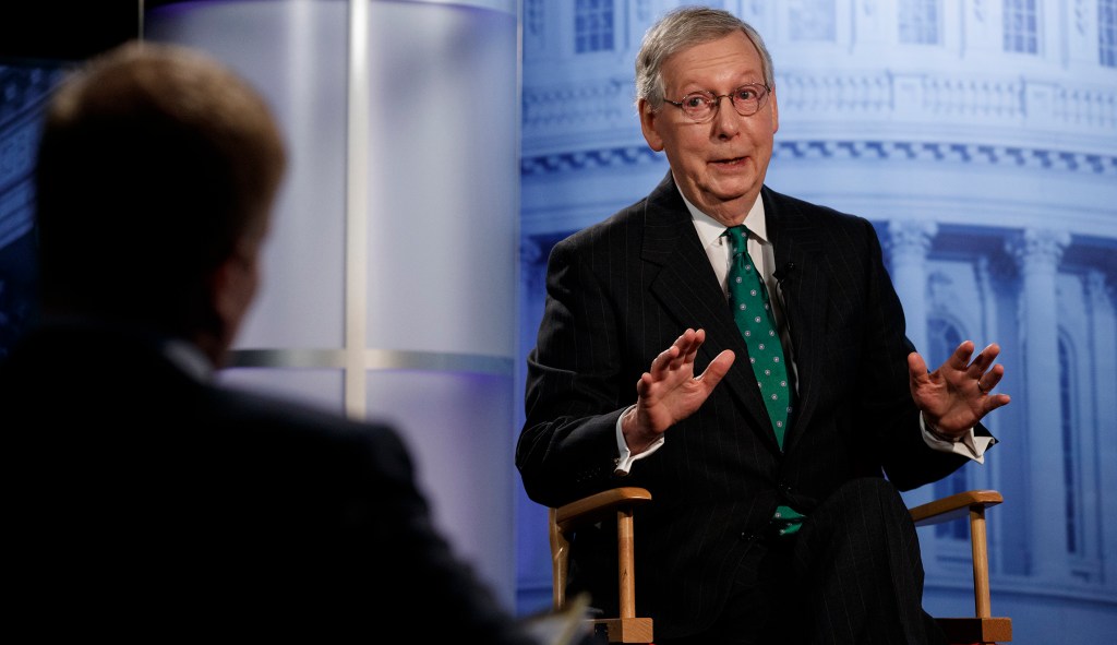 Mitch McConnell sets stage for border wall funding battle in lame duck session
