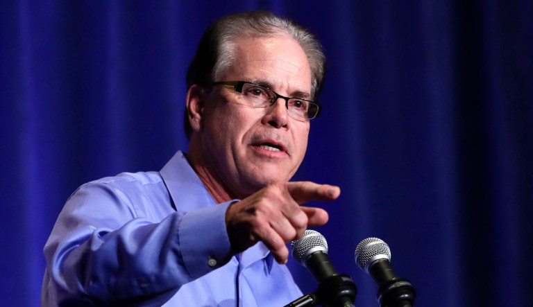 Sen. Mike Braun speaks.