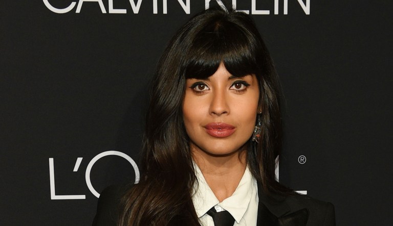 Actress Jameela Jamil poses at the 25th Annual ELLE Women in Hollywood Celebration in Los Angeles.