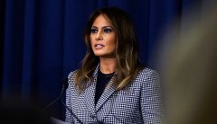 Melania Trump tells students to ‘be kind’ on social media