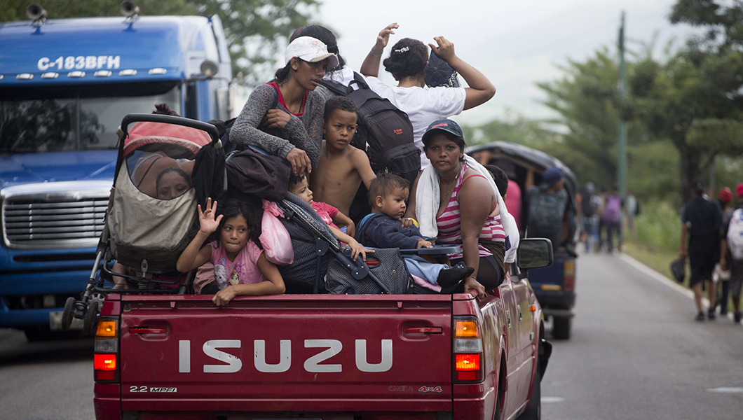 Trump: Democrats figure caravan migrants will vote for them