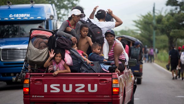 Trump: Democrats figure caravan migrants will vote for them