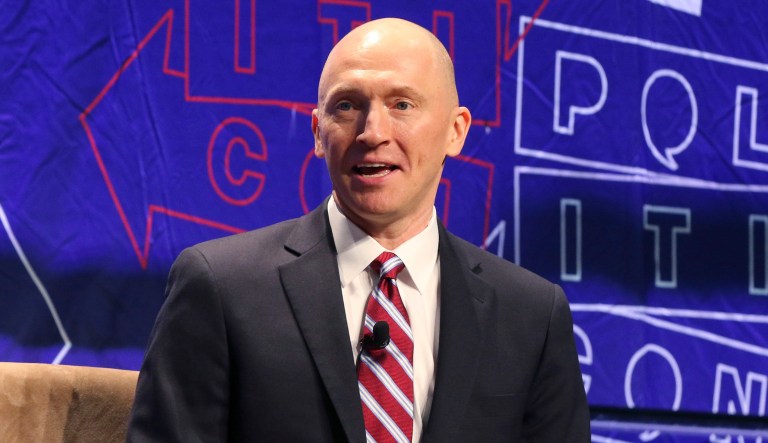 Carter Page participates in a panel at Politicon at the Los Angeles Convention Center on Oct. 20, 2018 in Los Angeles. 