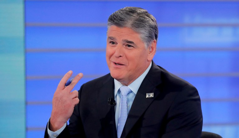 Fox News host Sean Hannity is seen.