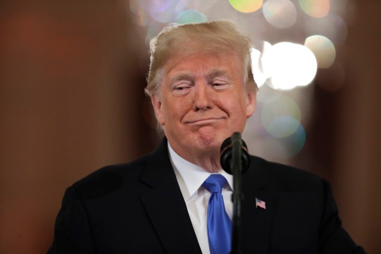 President Donald Trump speaks during a news conference in the East Room of the White House, Wednesday, Nov. 7, 2018, in Washington.
