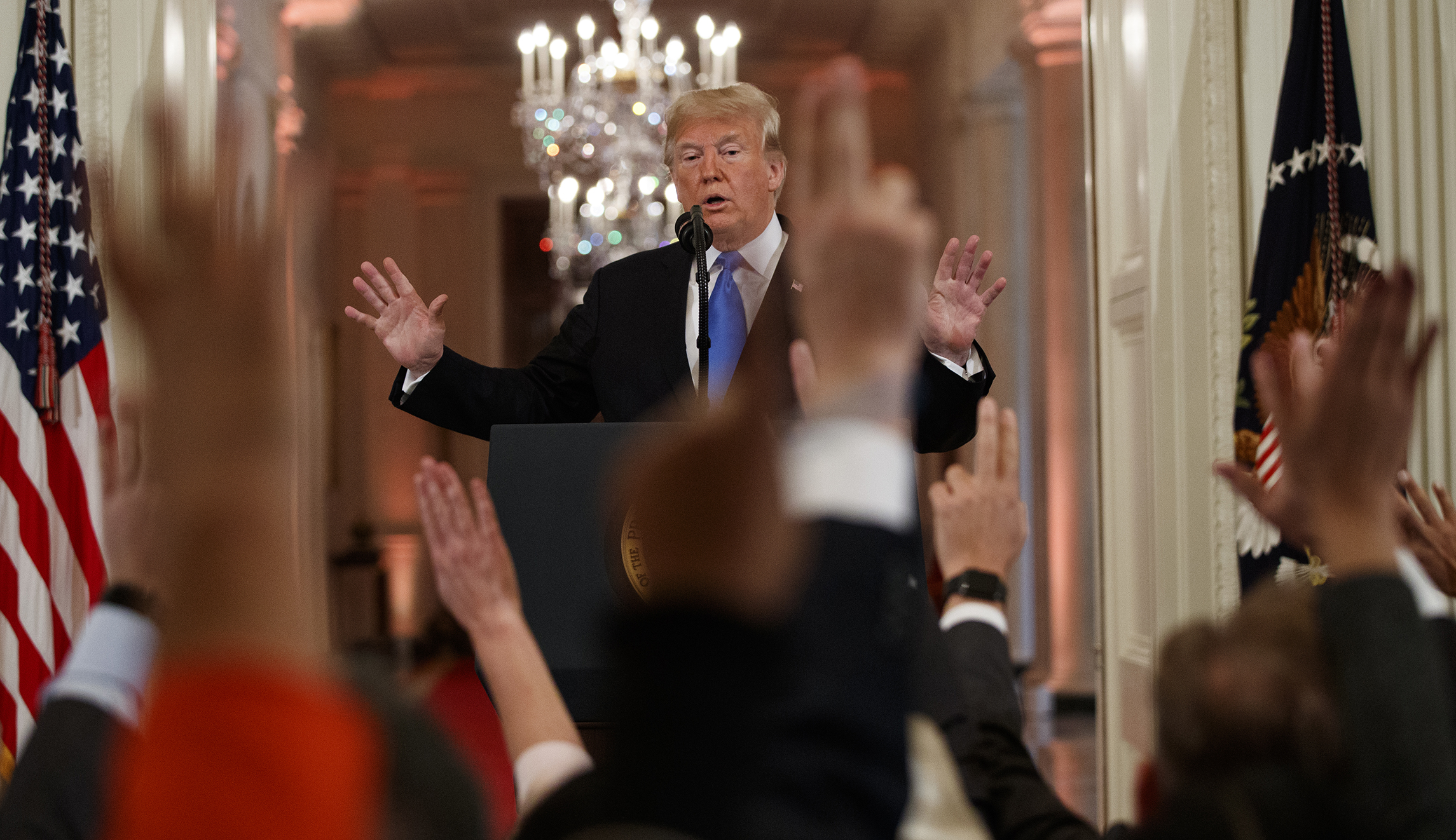Mr. Accessible: Trump takes 68 questions from 35 reporters, three times as much as Obama