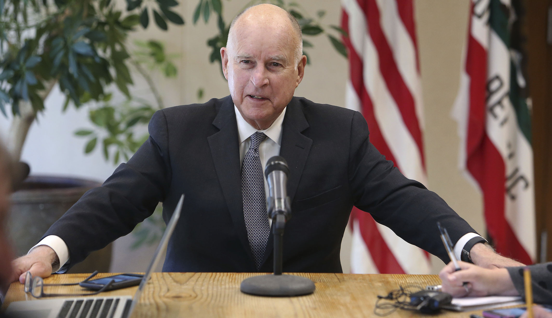 California Gov. Jerry Brown: Climate change deniers ‘definitely contributing to the tragedies’ of state’s wildfires