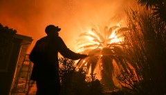 Trump threatens to pull federal funding to California as wildfires ravage state