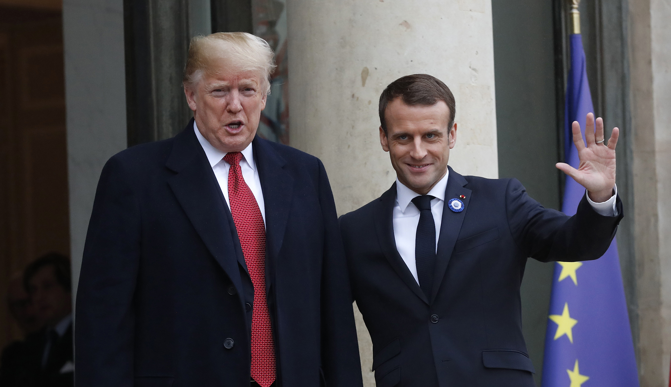 Macron thanks Trump for his ‘solidarity’ in warm welcome after Twitter slam