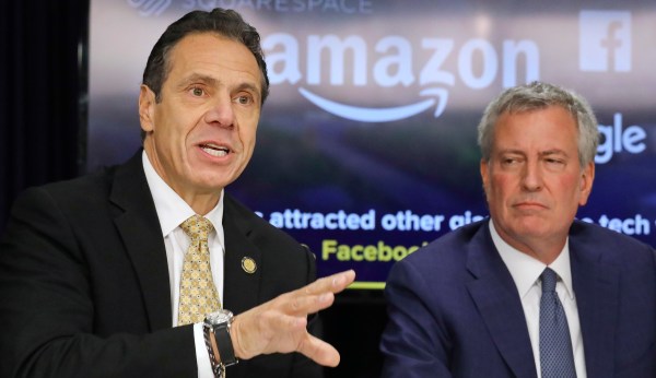Gov. Andrew Cuomo swipes at NYC Mayor Bill de Blasio for being absent when power outage hits