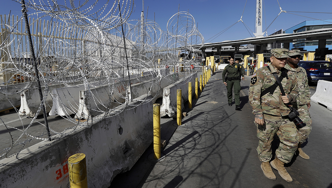 Troops stationed on US-Mexico border to get medals for first time since Bush era