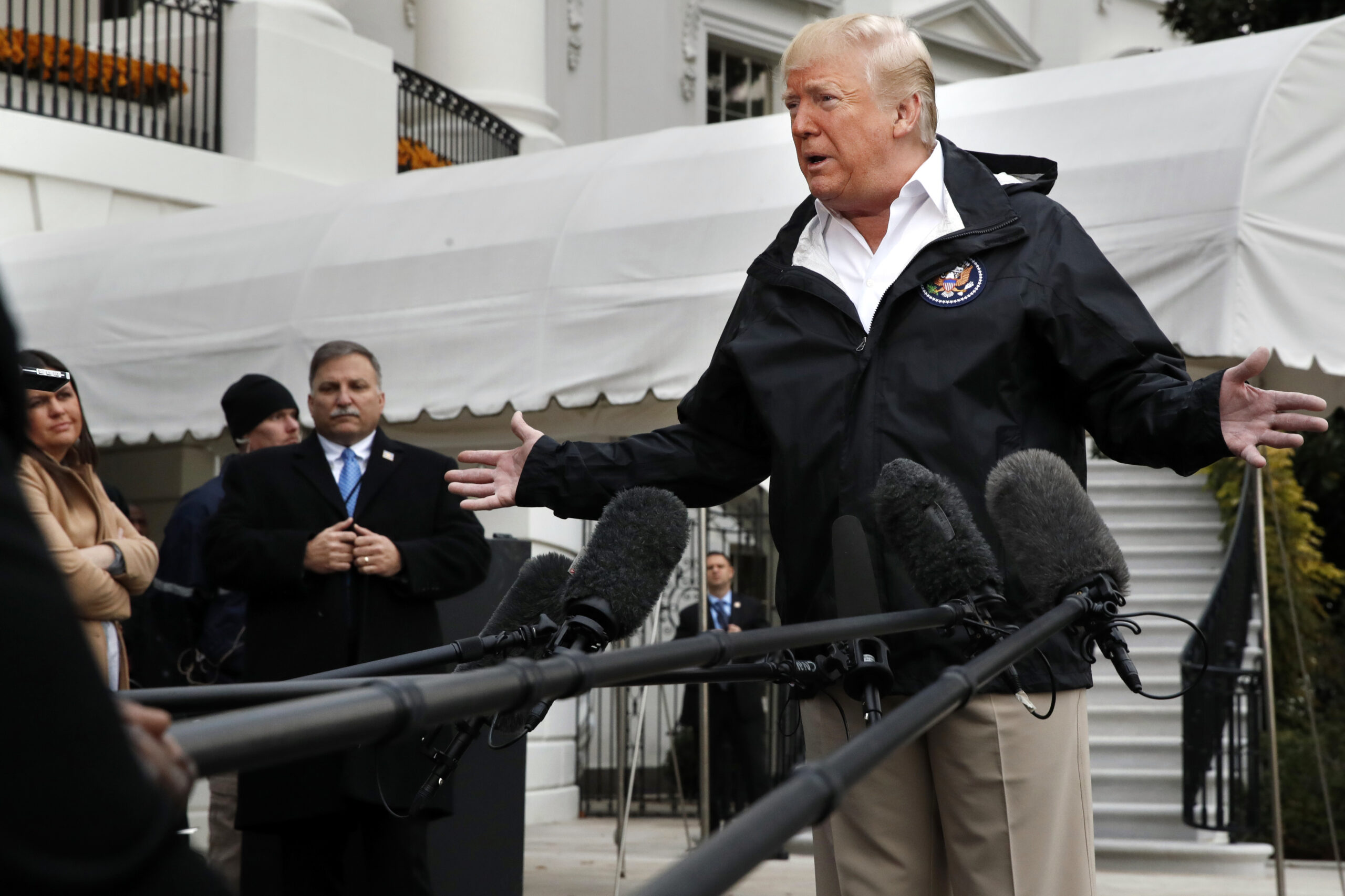 Trump report card: Florida, Acosta, Macron, oh my
