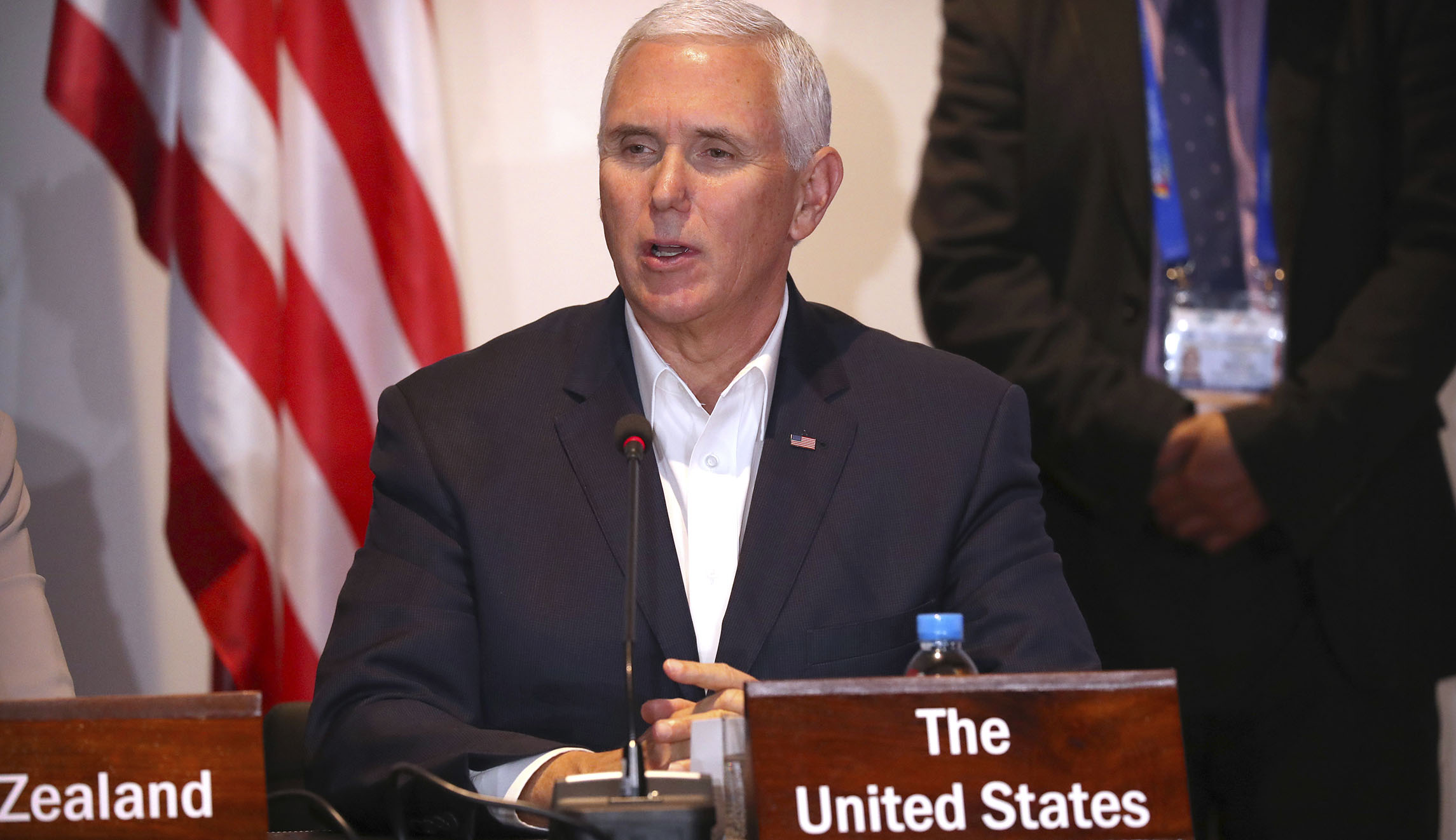 Mike Pence: US ‘determined’ to hold people responsible for Jamal Khashoggi’s murder ‘accountable’