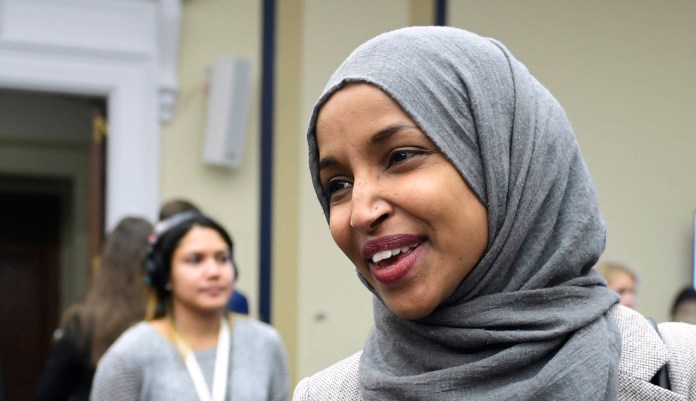 Rep. Ilhan Omar, D-Minn., is shown.