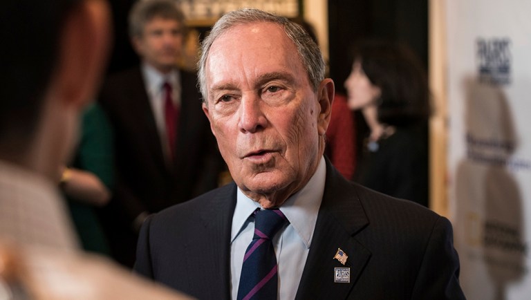 Michael Bloomberg attends the premiere of "Paris to Pittsburgh" at the Walter Reade Theater.
