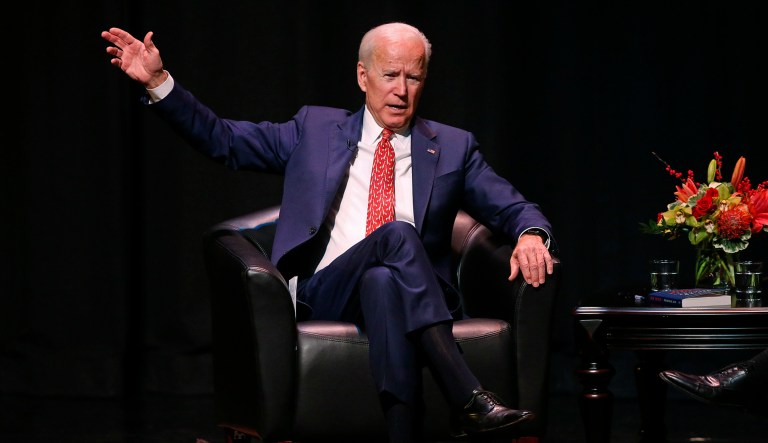 Former Vice President Joe Biden speaks at an event.