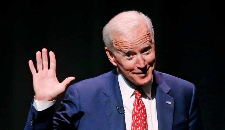 Former Vice President Joe Biden speaks.