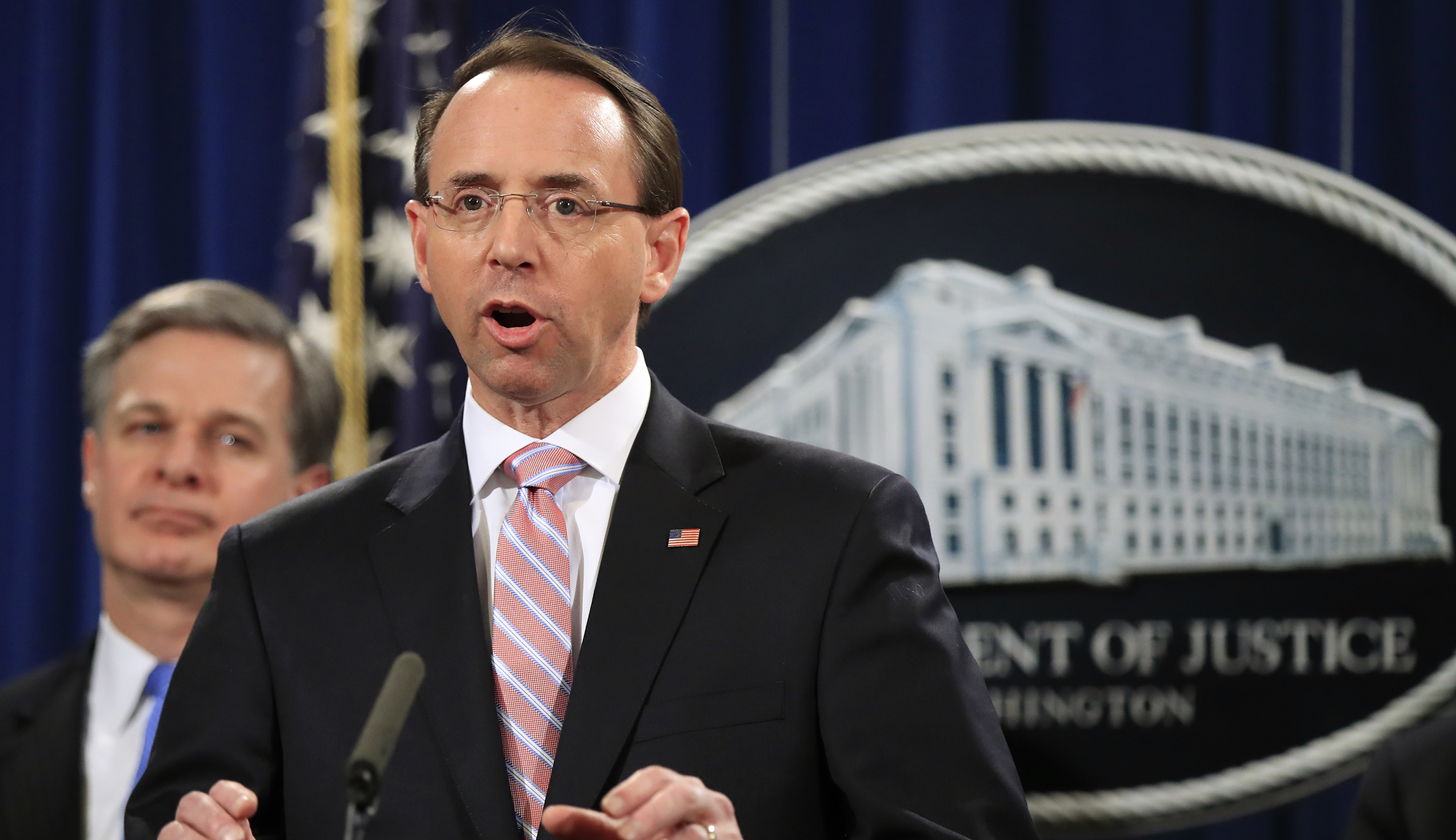 Rosenstein defends Mueller investigation, teases announcement on oversight